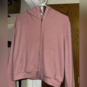 Fabletics waffle zip up